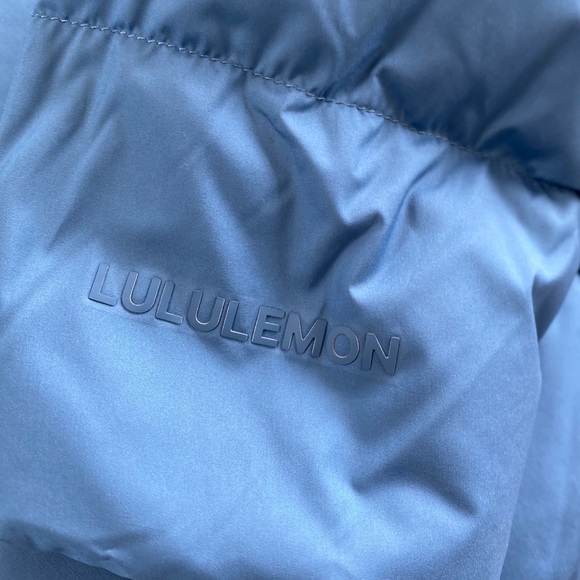 ❤️ Lululemon Wunder Puff Crop Jacket in Soft Denim Size 2 NWT - Picture 6 of 10